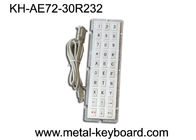 R232 항구 산업 금속 키보드, 산업 통제 플랫폼을 위한 ip65 키보드