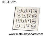 상위 패널 설치에 숫자 내구성 16의 열쇠 스테인리스 키패드