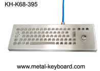 레이저 트랙볼을 가진 방수 탁상용 금속 컴퓨터 키보드, 어려운 키보드