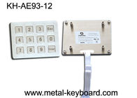 4x4 배치에 있는 16의 열쇠를 가진 Customizable 어려운 IP65 물 증거 금속 키패드