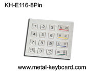 16의 열쇠/주문 간이 건축물 키패드 PS/2를 가진 어려운 금속 키패드 또는 USB 연결관