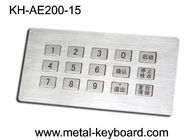 3 x 5 배치에 의하여 15의 열쇠 스테인리스 금속 간이 건축물 키보드 Customizable 숫자 키패드