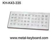 IP65는 43의 최고 크기 열쇠를 가진 탁상용 금속 Ruggedized 키보드 금속을 평가했습니다