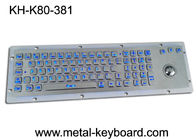 어두운 조건을 위한 80의 열쇠 트랙볼 쥐 먼지 증거 키보드 LED 백라이트