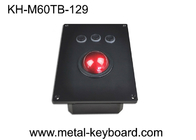 60mm 레드 레진 산업 트랙볼 마우스 USB 인터페이스 및 장기적인 성능