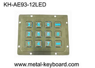 물 - 접근 제한 체계를 위한 증거 LED 백라이트 금속 키패드 3x4