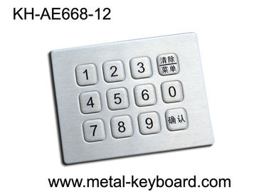 스테인리스 소형 12의 열쇠는 자동 판매기를 위한 숫자 키패드를 금속을 붙입니다