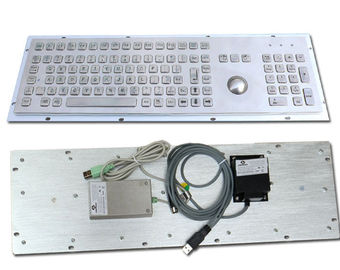 파괴자 - 저항 IP65 25MM 금속 트랙볼을 가진 산업 PC 키보드