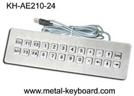 SUS304 솔질된 IP65 방수 컴퓨터 키보드 24 키 방수 키보드
