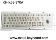 트랙 볼 / 스테인레스 강 키오스크 키보드와 70 핵심 공업용 금속 컴퓨터 키보드