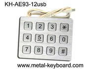 12의 열쇠를 가진 내구성 간이 건축물 숫자적인 4 x 3 금속 키패드 스테인리스