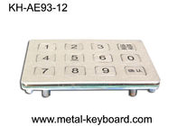 디지털 방식으로 키패드 IP 65 물 - 자동 판매기를 위한 금속 키패드 12 열쇠를 교정하십시오