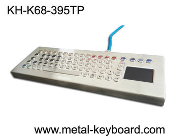 70의 열쇠는 USB 공용영역에 있는 터치패드를 가진 산업 PC 키보드를 금속을 붙입니다