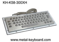 IP65 간이 건축물 CNC 표 자동 판매기를 위해 튼튼한 패널에 의하여 거치되는 키보드 58 열쇠