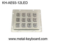 물 - 접근 제한 체계를 위한 증거 LED 백라이트 금속 키패드 3x4