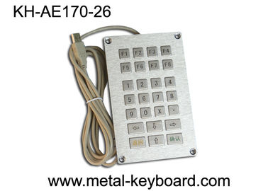 USB 셀프서비스 끝 금속 간이 건축물 키보드 26 열쇠, 편평한 중요한 키보드